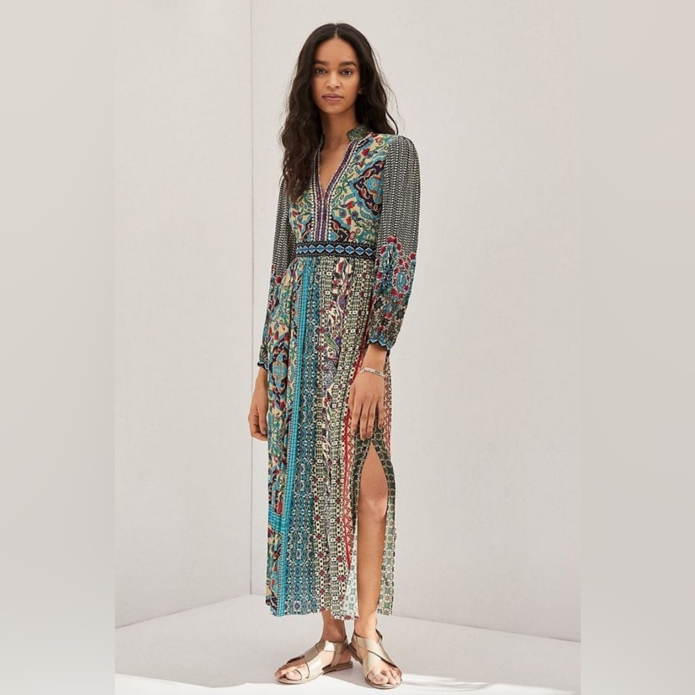 Anthropologie Bhanuni by Jyoti Patterned Maxi